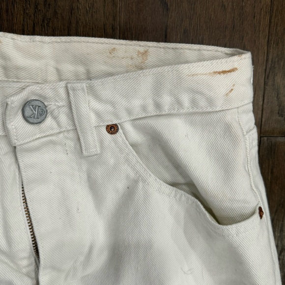Calvin Klein 100% Cotton White Jeans - Picture 3 of 12